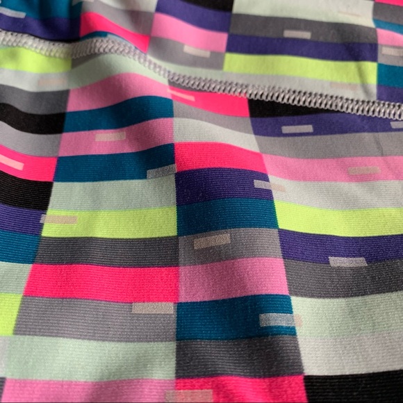 Knockout Victoria’s Secret Tights Bright Multicolour Size Medium - Picture 3 of 4